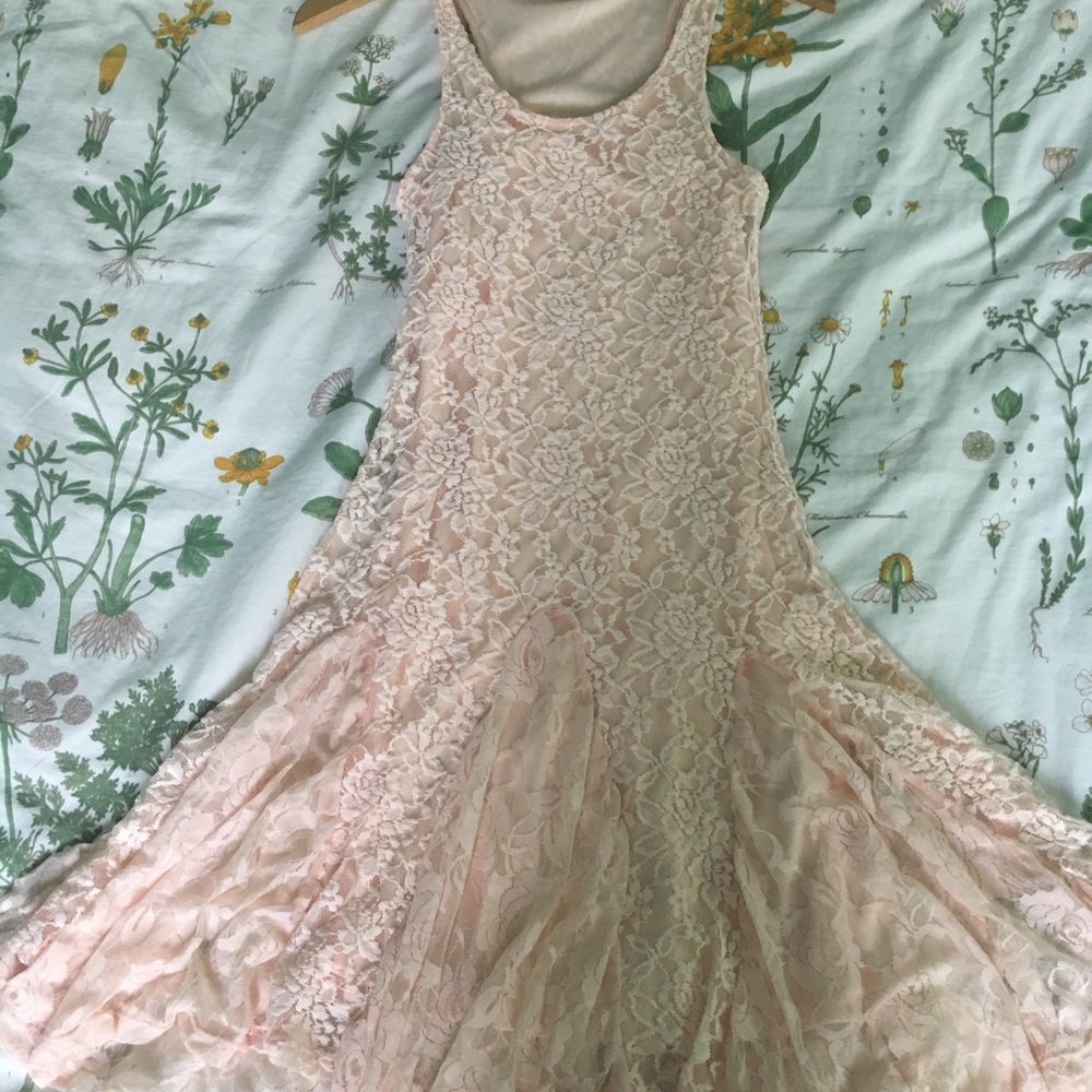 Pink pastel dress